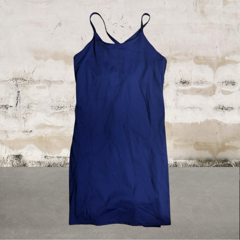 Women's Navy Blue Racerback Athletic Skort Dress